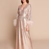 Women Gilda & Pearl Midi Dresses | Seraphina Gown Rose Champagne