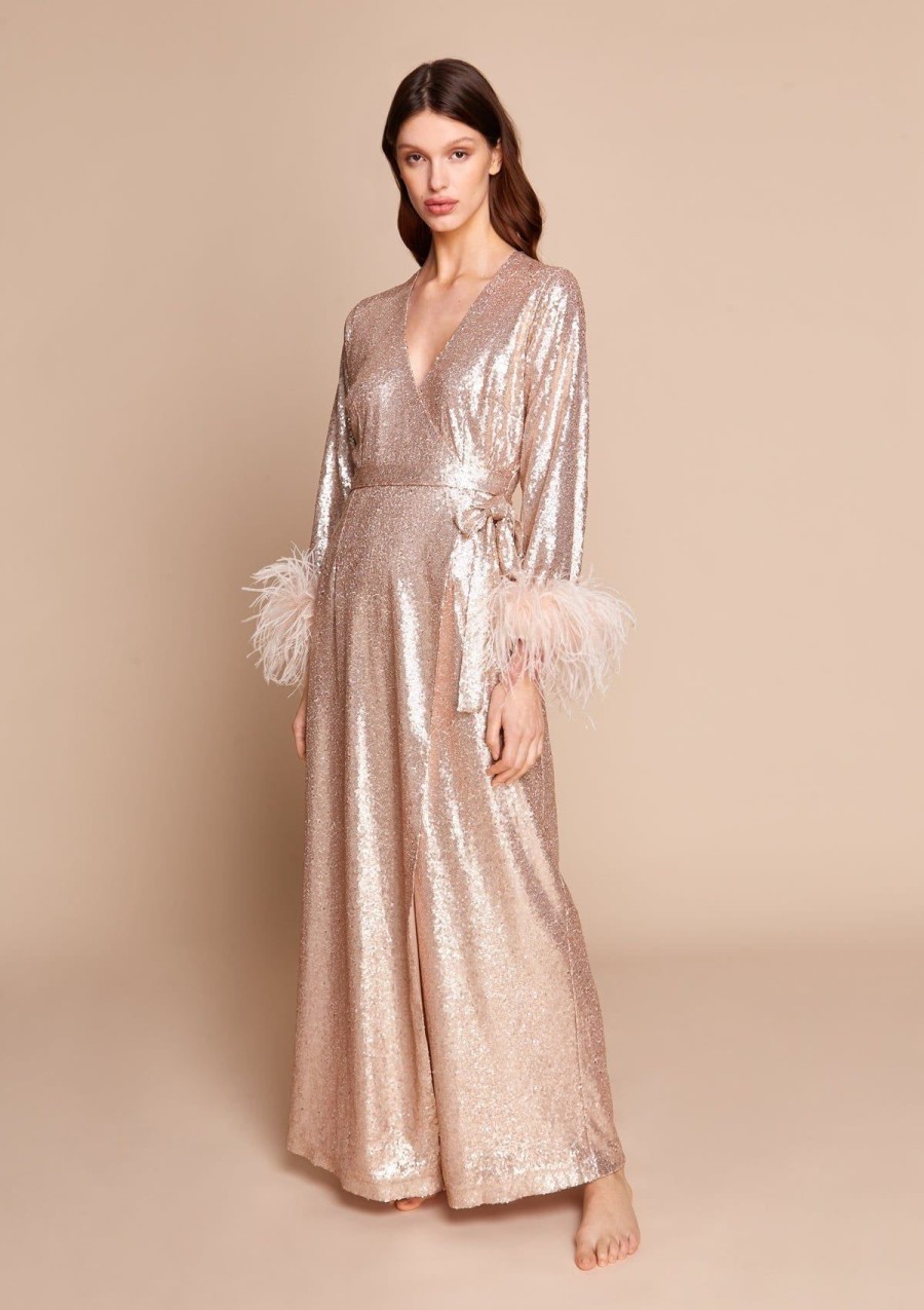 Women Gilda & Pearl Midi Dresses | Seraphina Gown Rose Champagne