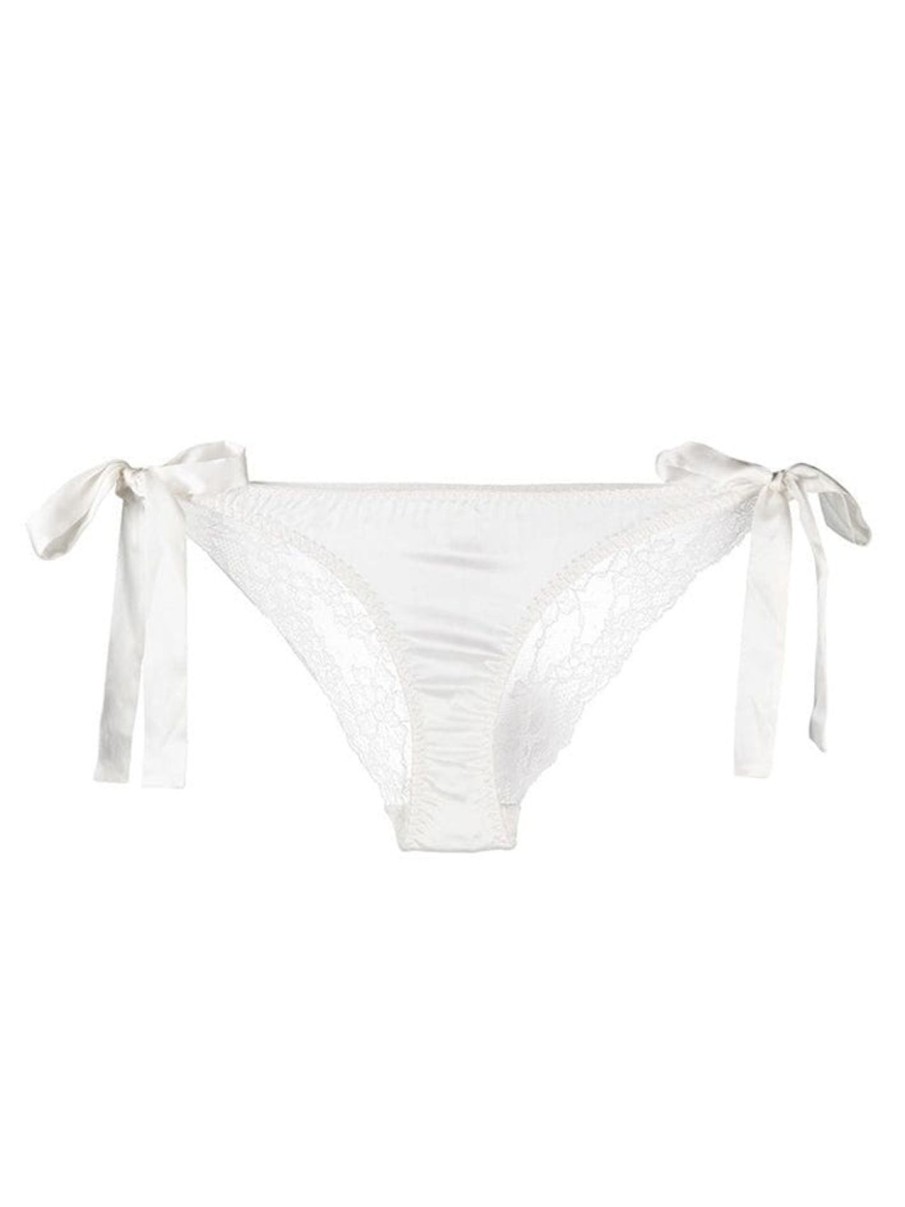 Women Gilda & Pearl Tie-Side Knickers | Grace Tie-Side Knicker Ivory