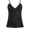 Women Gilda & Pearl Silk Camisoles & Tops | Sophia Camisole Black