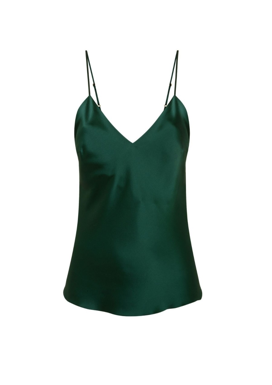 Women Gilda & Pearl Camisoles & Shorts | Sophia Camisole Emerald