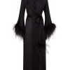 Women Gilda & Pearl Robes | Esme Long Robe Black