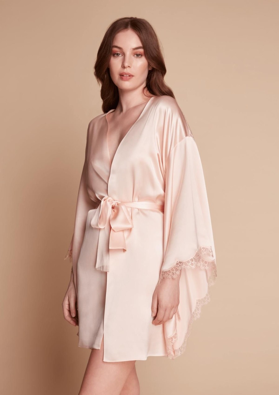 Women Gilda & Pearl Robes | Marilyn Robe Blush