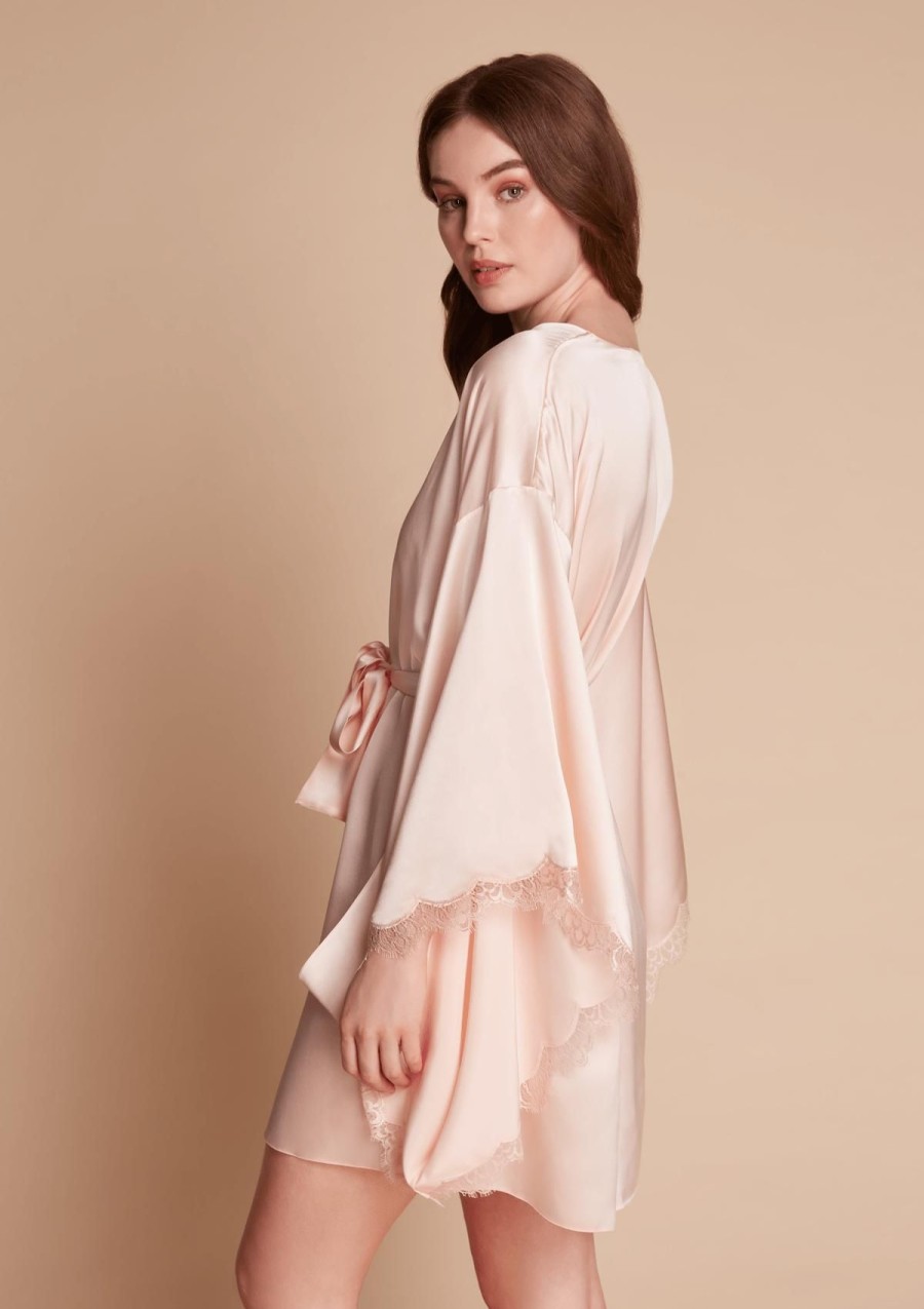 Women Gilda & Pearl Robes | Marilyn Robe Blush