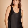 Women Gilda & Pearl Co-Ords | Aria Silk Camisole Black