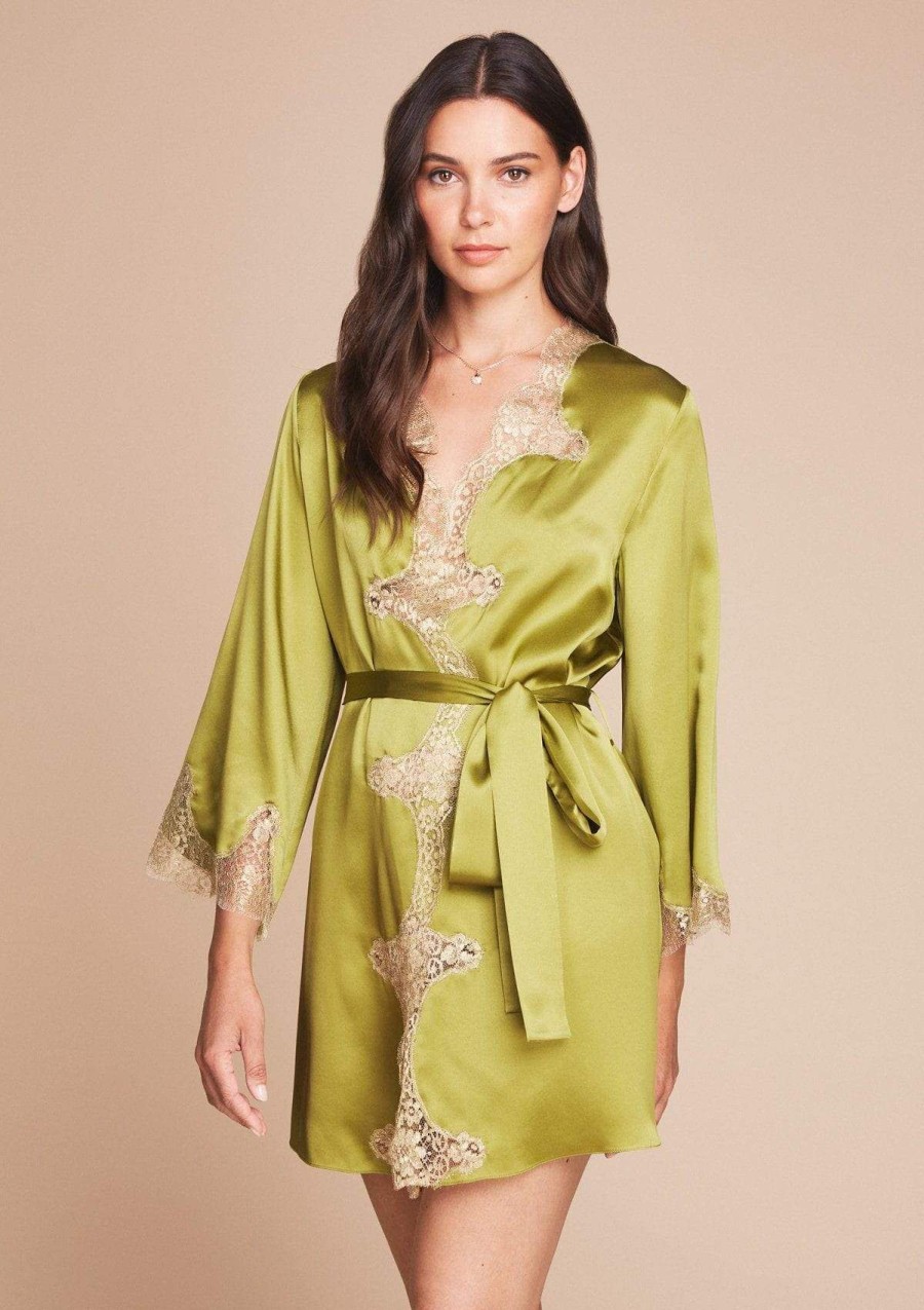 Women Gilda & Pearl Robes | Golden Hour Robe Chartreuse