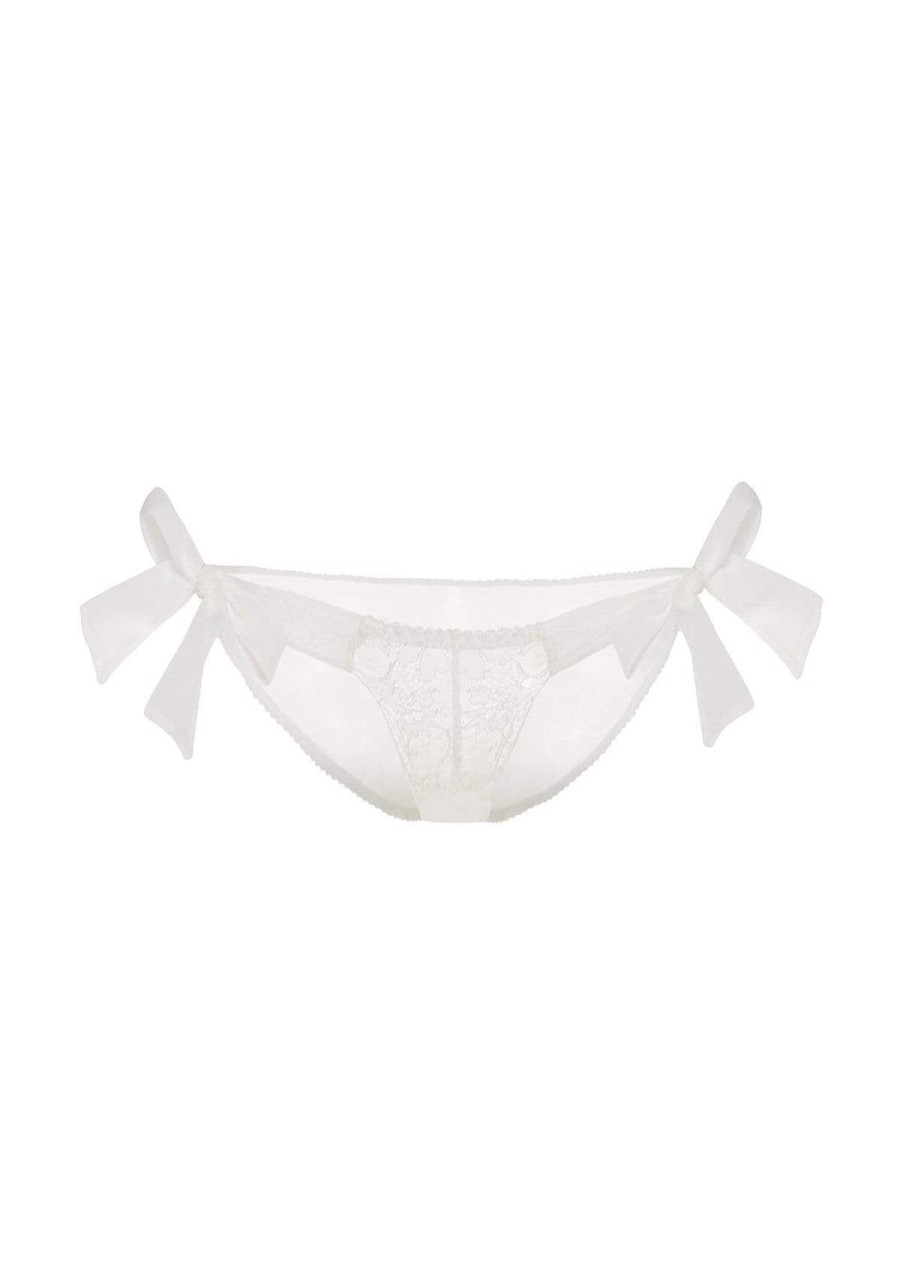 Women Gilda & Pearl Tie-Side Knickers | Ava Tie-Side Knicker Ivory