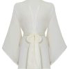 Women Gilda & Pearl Robes | Ava Sheer Robe Ivory