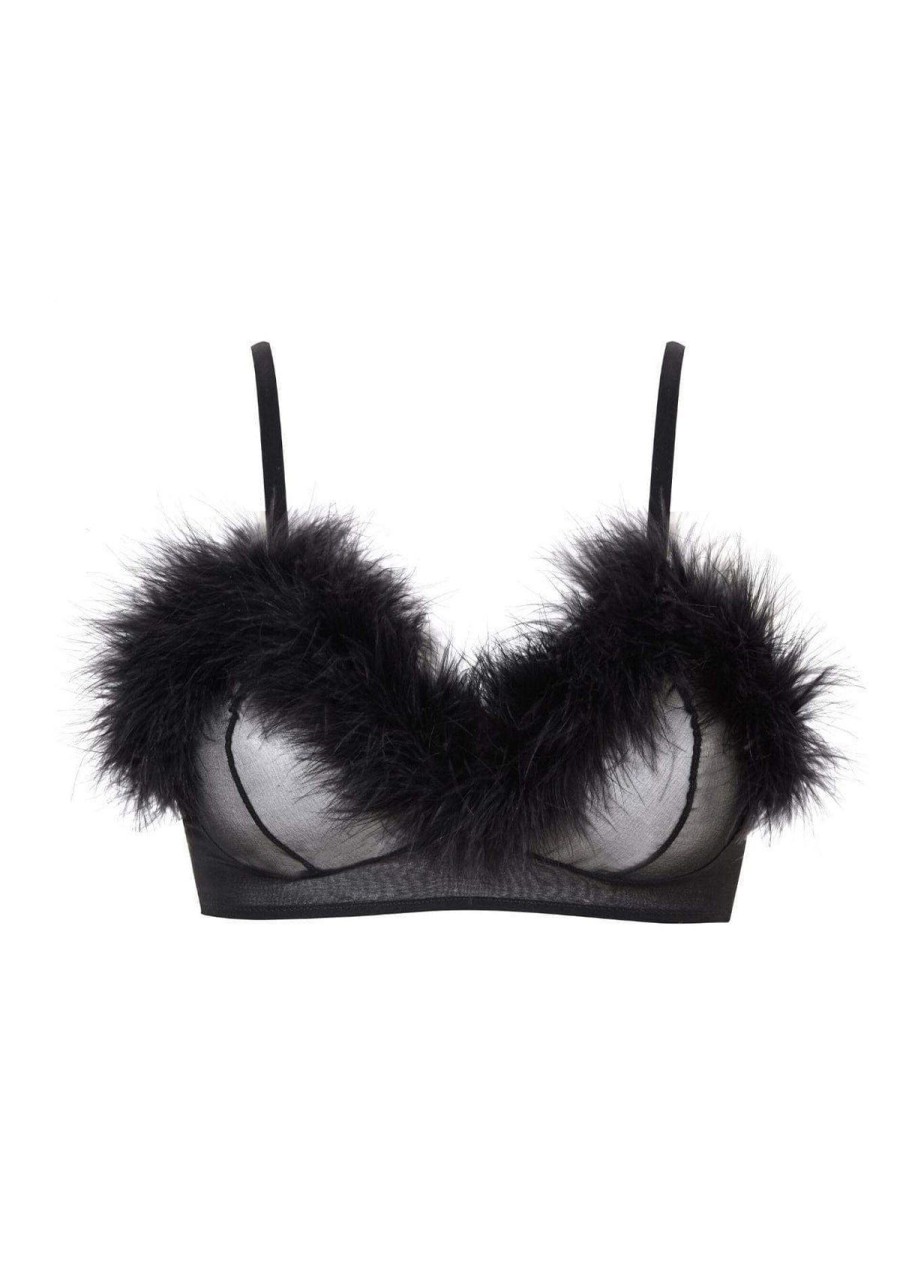 Women Gilda & Pearl Non-Wired & Boudoir Bras | Diana Soft Bra Black