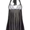 Women Gilda & Pearl Babydolls | Ava Silk Babydoll Black